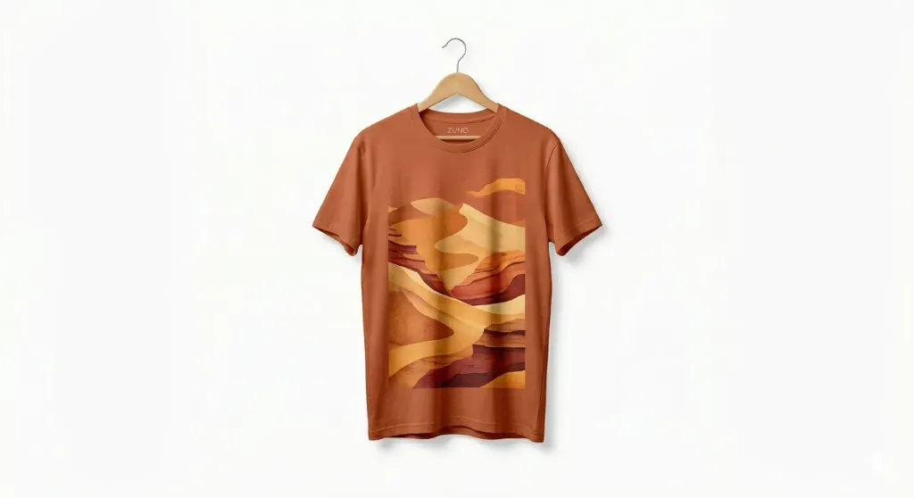 orange fire tee